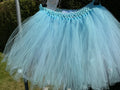 Ice blue tutu skirt with snowflake embellishments