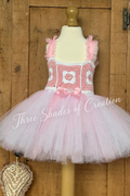 Pink tutu dress with text watermark